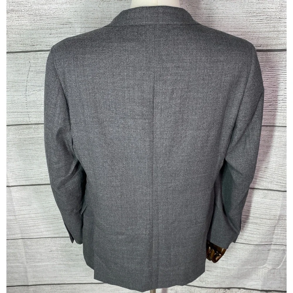 Brooks Brothers Suit Jacket Mens 44 Long‎ Gray Wool Regent Reda Sport Coat